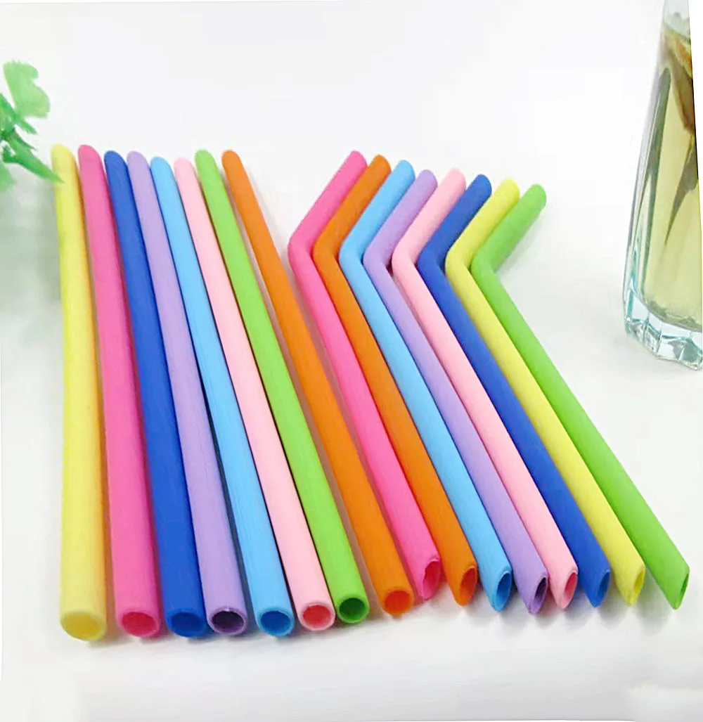 100pcs Curve Straight 11MM 250mm Food Grade Silicone Straws Soft Drinking Straws for Party
100pcs Curve Straight 11MM 250mm Food Grade Silicone Straws Soft Drinking Straws for Party