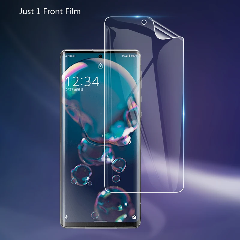 Slim Front Soft TPU Protective Hydrogel Film For Sharp Aquos R6 R 6 AQUOSR6 SH-51B 5G 6.67" Screen Protector
Slim Front Soft TPU Protective Hydrogel Film For Sharp Aquos R6 R 6 AQUOSR6 SH-51B 5G 6.67" Screen Protector
