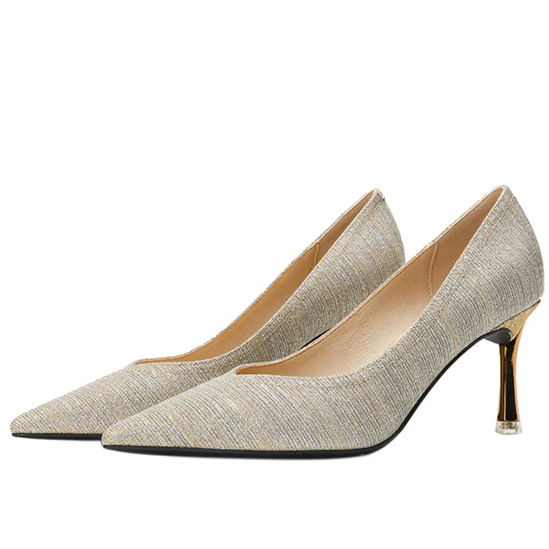 2021 New Elegant Classic French Shiny High Heels Women Pumps Designer Brand Fashion Nude Pointed Toe Office Shoes For Ladies
2021 New Elegant Classic French Shiny High Heels Women Pumps Designer Brand Fashion Nude Pointed Toe Office Shoes For Ladies