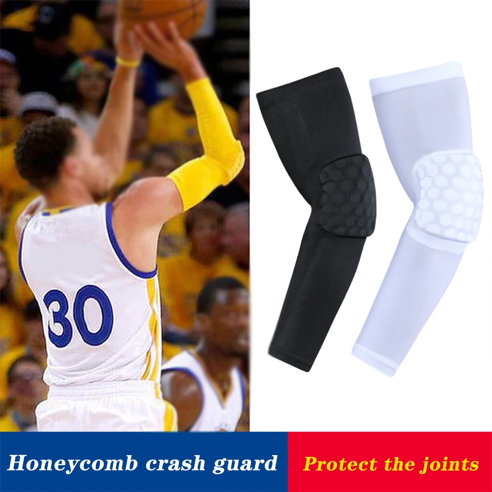 Basketball Honeycomb Arm Guard Sports Elbow Bumper Lengthened Protective Gear Warm Cold Sleeves Seasons Football Equipment
Basketball Honeycomb Arm Guard Sports Elbow Bumper Lengthened Protective Gear Warm Cold Sleeves Seasons Football Equipment