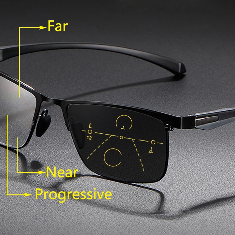 Photochromic Reading Glasses Progressive Multifocal Men Anti Blue Light Computer Eyewear Presbyopic Glasses TR90 Full Frame
Photochromic Reading Glasses Progressive Multifocal Men Anti Blue Light Computer Eyewear Presbyopic Glasses TR90 Full Frame