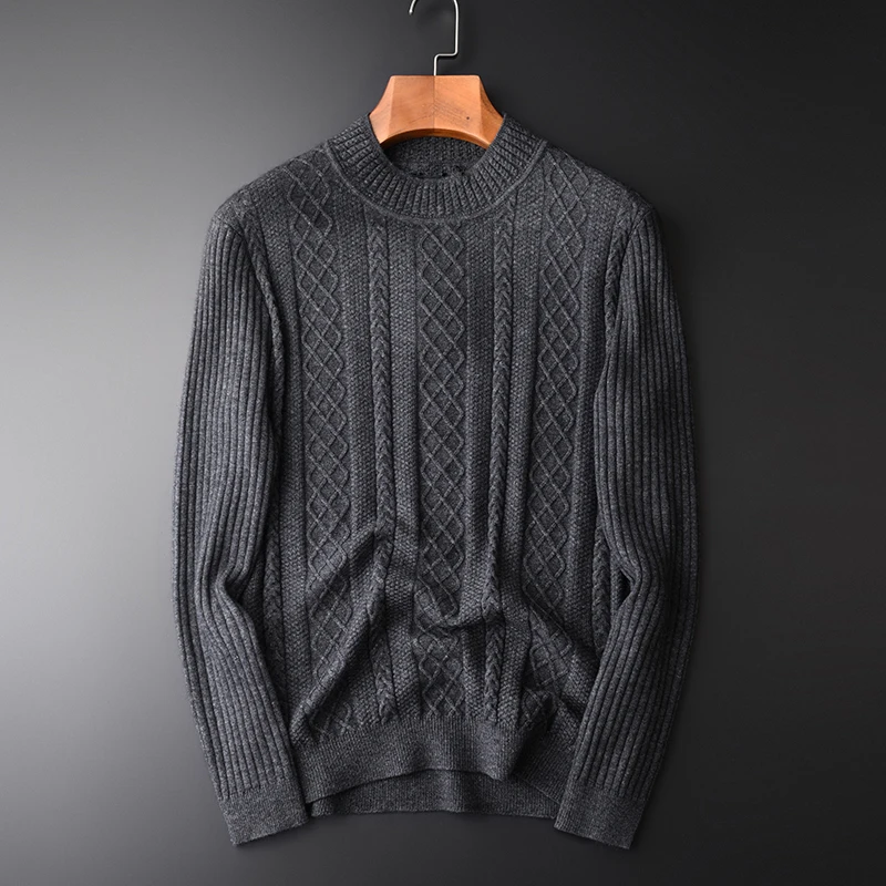 Argyle Men Luxury Wool And Rabbit Hair Mink Cashmere Mens Sweaters Plus Size Half Turtleneck Sweater Man Winter
Argyle Men Luxury Wool And Rabbit Hair Mink Cashmere Mens Sweaters Plus Size Half Turtleneck Sweater Man Winter