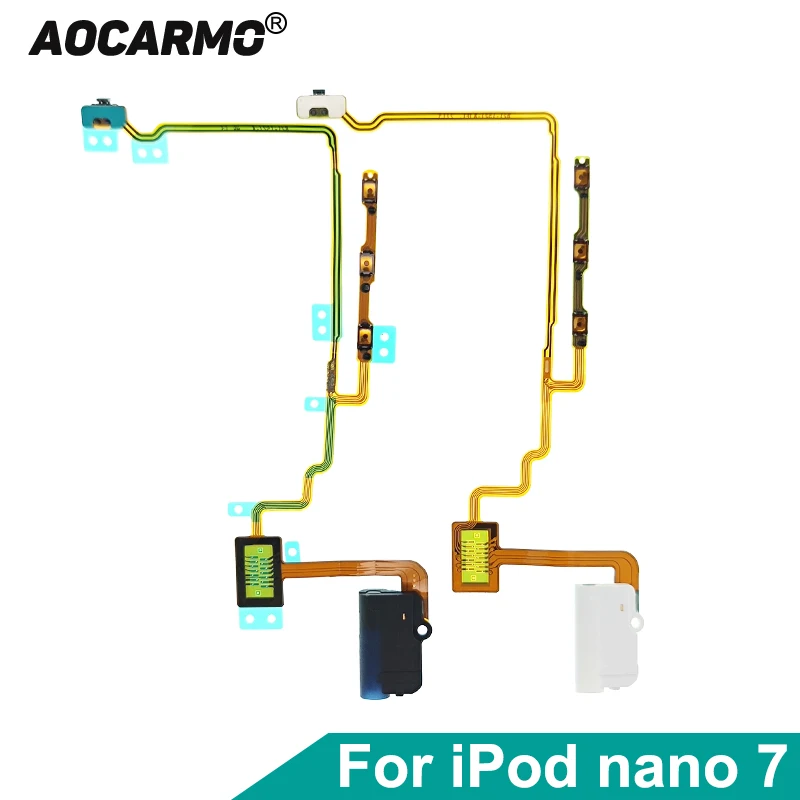 Aocarmo For Apple iPod nano 7 Power On/Off Volume Up Down Mute Button Switch Headphone Jack Earphone Plug Flex Cable Replacement
Aocarmo For Apple iPod nano 7 Power On/Off Volume Up Down Mute Button Switch Headphone Jack Earphone Plug Flex Cable Replacement