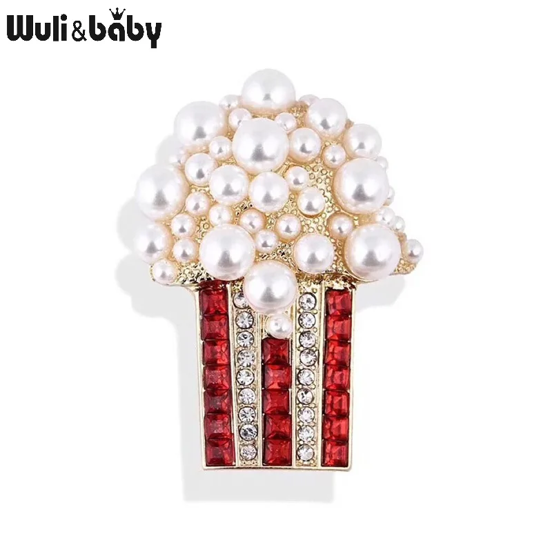 Wuli&baby Pearl Popcorn Brooches For Women Rhinestone Party Casual Office Brooch Pins Gifts
Wuli&baby Pearl Popcorn Brooches For Women Rhinestone Party Casual Office Brooch Pins Gifts