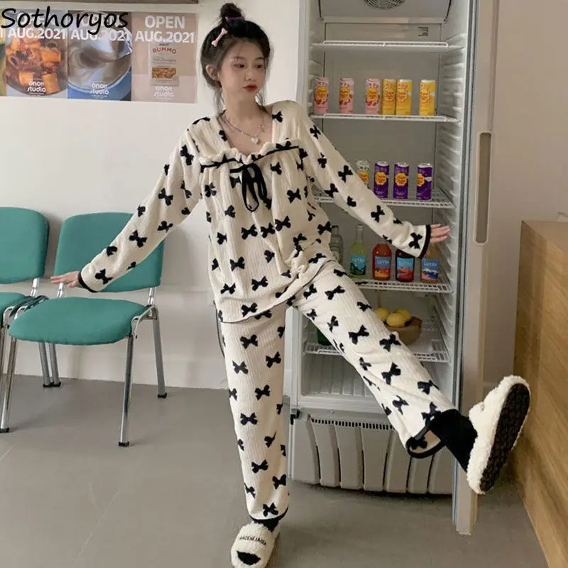 Женский пижамный комплект в японском стиле Harajuku, милый домашний костюм с квадратным воротником и длинным рукавом, свободный стильный пижамный комплект для отдыха, Новинка
Женский пижамный комплект в японском стиле Harajuku, милый домашний костюм с квадратным воротником и длинным рукавом, свободный стильный пижамный комплект для отдыха, Новинка