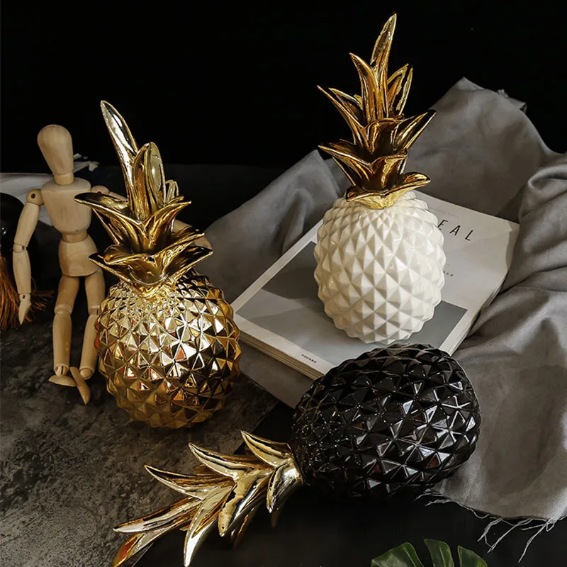 Nordic Light Luxury Ceramic Pineapple Golden Creative Home Living Room Porch Model Room Soft Decoration Wedding Gift
Nordic Light Luxury Ceramic Pineapple Golden Creative Home Living Room Porch Model Room Soft Decoration Wedding Gift