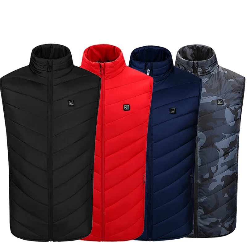 Outdoor Warm Smart Heated Vest Camping Heating Suit Winter Jacket Sport Wear Thermal Electric Waterproof USB Charging Fever Vest
Outdoor Warm Smart Heated Vest Camping Heating Suit Winter Jacket Sport Wear Thermal Electric Waterproof USB Charging Fever Vest