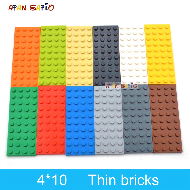 10pcs 4x10 Dots DIY Building Blocks Thin Figures Bricks Educational Creative Toys for Children Size Compatible With 3030
10pcs 4x10 Dots DIY Building Blocks Thin Figures Bricks Educational Creative Toys for Children Size Compatible With 3030
