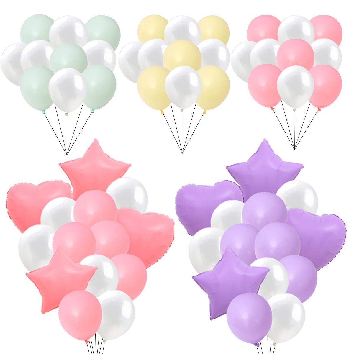 14PC 10/18inch Aluminum foil balloons Pearl Pink Purple Thanksgiving Day Mother's Day Babyshower Birthday Party Decorations
14PC 10/18inch Aluminum foil balloons Pearl Pink Purple Thanksgiving Day Mother's Day Babyshower Birthday Party Decorations