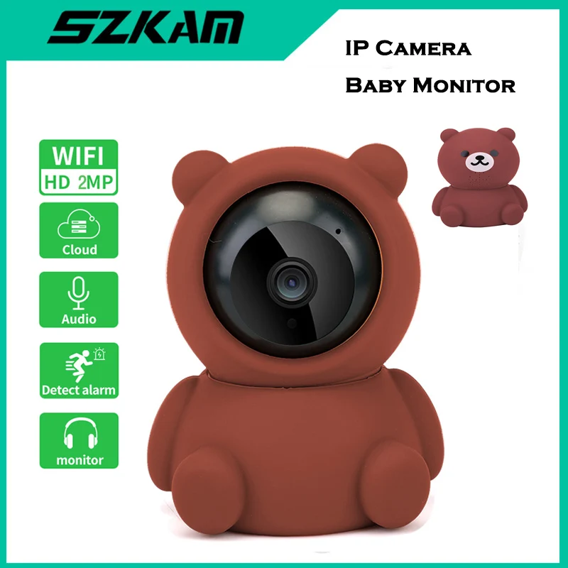 Szkam 1080P CCTV PTZ WIFI Ip Camera Baby Monitor Webcam Onvif Infrared Night Vision Smart Home Video Surveillance Wireless Cam
Szkam 1080P CCTV PTZ WIFI Ip Camera Baby Monitor Webcam Onvif Infrared Night Vision Smart Home Video Surveillance Wireless Cam