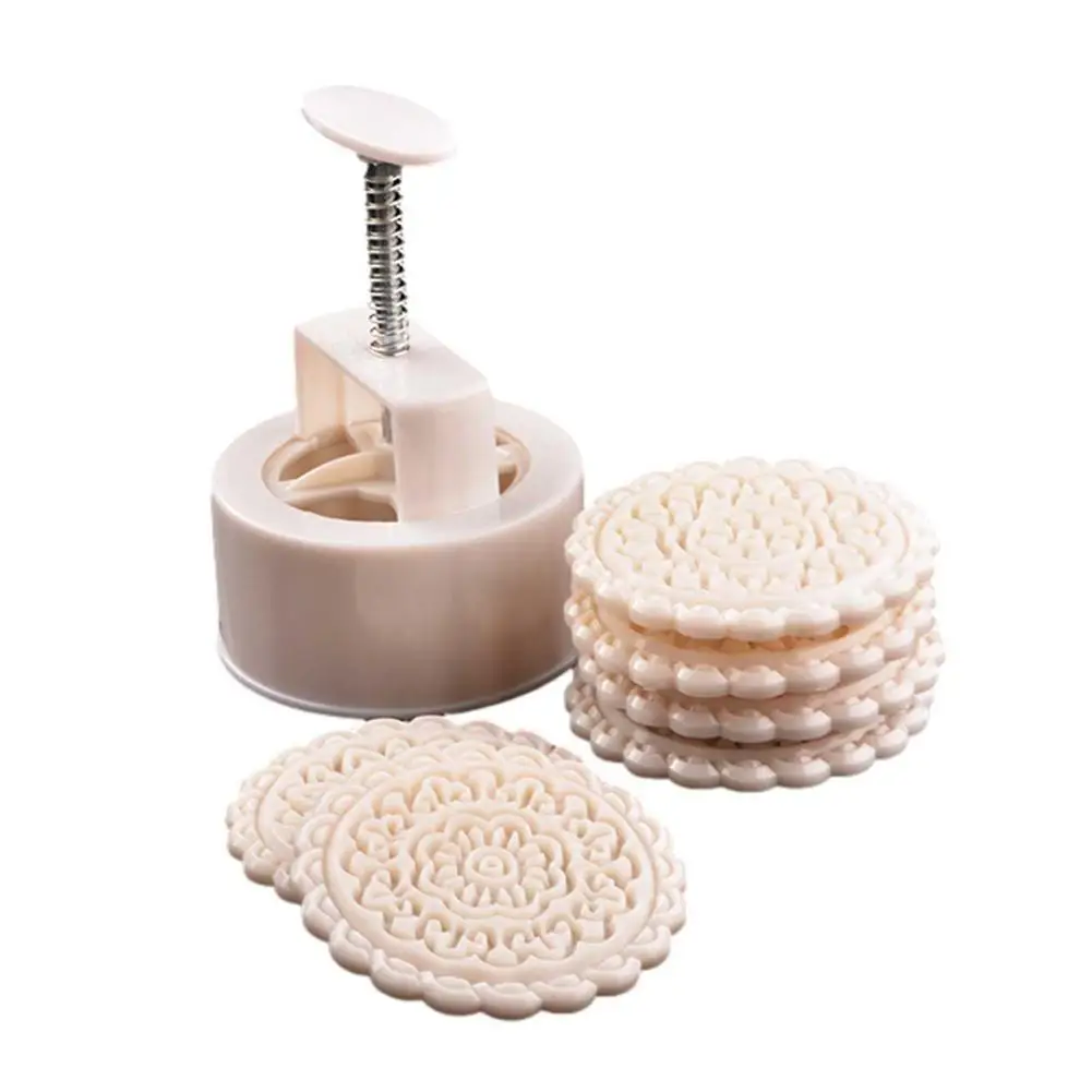 Round 3D Flower Stamp Mooncake Mold 250g Mid Autumn Festival DIY Hand Pressure Fondant Moon Cake Mould Decor Kitchen Baking Tool
Round 3D Flower Stamp Mooncake Mold 250g Mid Autumn Festival DIY Hand Pressure Fondant Moon Cake Mould Decor Kitchen Baking Tool