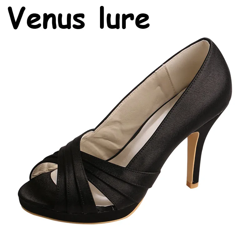23 Colors High Heel Womens Dress Shoes for Wedding Black Color Peep Toe Size 7
23 Colors High Heel Womens Dress Shoes for Wedding Black Color Peep Toe Size 7