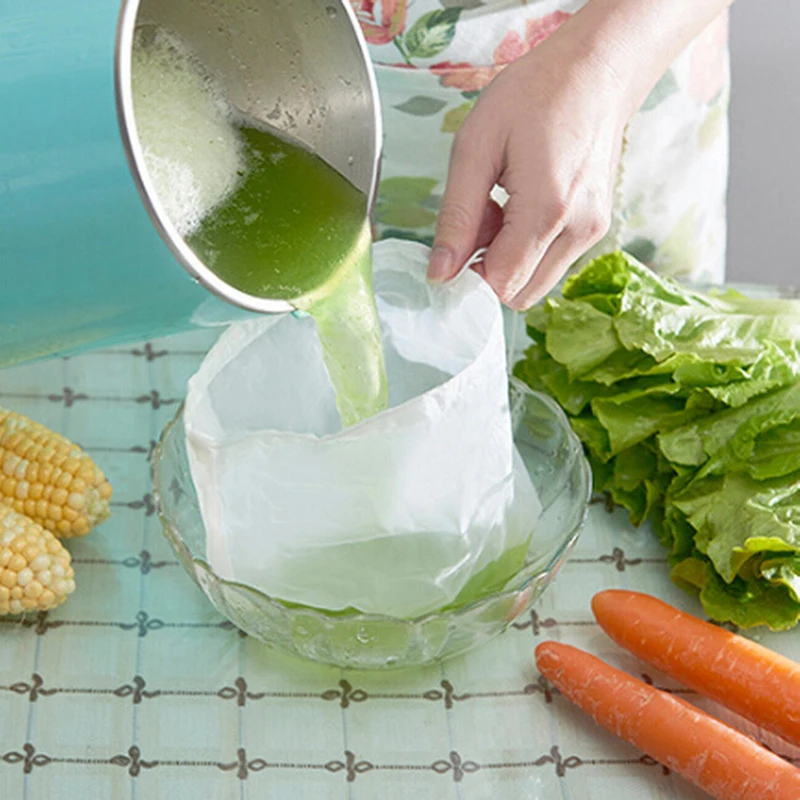 1PC Kitchen Accessories Practical Food Nut Milk Tea Fruit Juice Coffee Wine Nylon Mesh Net Strain Herb Liquid Filter Bag 22x30cm
1PC Kitchen Accessories Practical Food Nut Milk Tea Fruit Juice Coffee Wine Nylon Mesh Net Strain Herb Liquid Filter Bag 22x30cm
