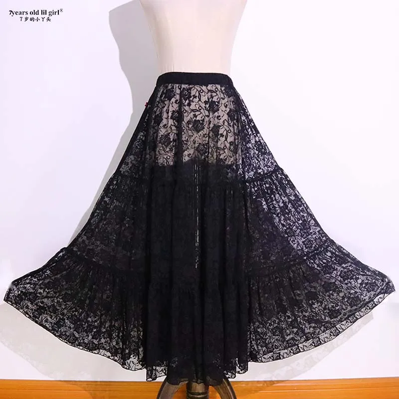 Gypsy Tribal Belly Dance Lace Skirt 100% Polyester 3-tier 4 Yards ATS Skirt DX40
Gypsy Tribal Belly Dance Lace Skirt 100% Polyester 3-tier 4 Yards ATS Skirt DX40