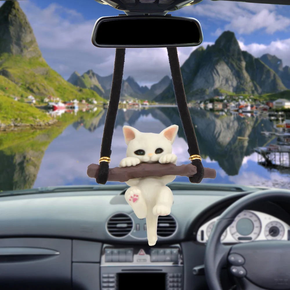 Car Pendant Cat lovers Ornaments Cute Branch Cat Hanging Auto Interior Rear View Mirror Decoration Dangle Trim Accessories
Car Pendant Cat lovers Ornaments Cute Branch Cat Hanging Auto Interior Rear View Mirror Decoration Dangle Trim Accessories