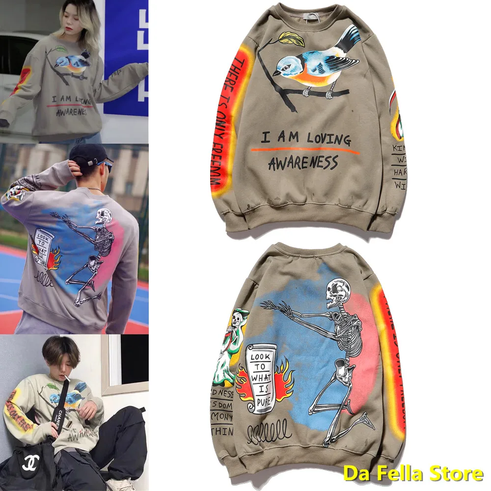 I AM LOVING awareness Sweatshirts Men Women pure freedom Kingfisher Logo Kanye West Hoodie Hip Hop Asian Size Hoodies
I AM LOVING awareness Sweatshirts Men Women pure freedom Kingfisher Logo Kanye West Hoodie Hip Hop Asian Size Hoodies