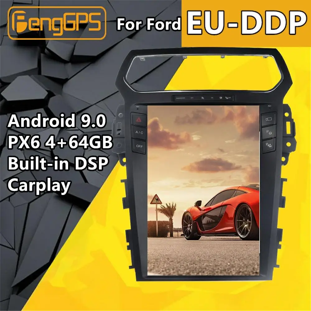 Автомагнитола для Ford Explorer, Android, стереоприемник, Tesla, Авторадио, мультимедийный плеер PX6, GPS-навигация, головное устройство DSP
Автомагнитола для Ford Explorer, Android, стереоприемник, Tesla, Авторадио, мультимедийный плеер PX6, GPS-навигация, головное устройство DSP