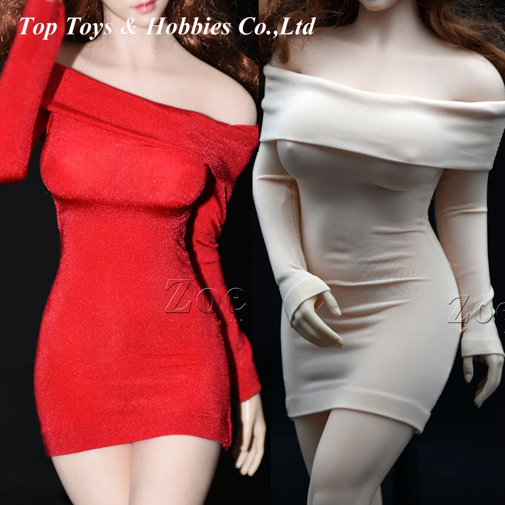 1/6 Scale One-line neck strapless tight-fitting long-sleeved milk silk wrap skirt for 12'' Woman Action Figure S37 S38 body
1/6 Scale One-line neck strapless tight-fitting long-sleeved milk silk wrap skirt for 12'' Woman Action Figure S37 S38 body