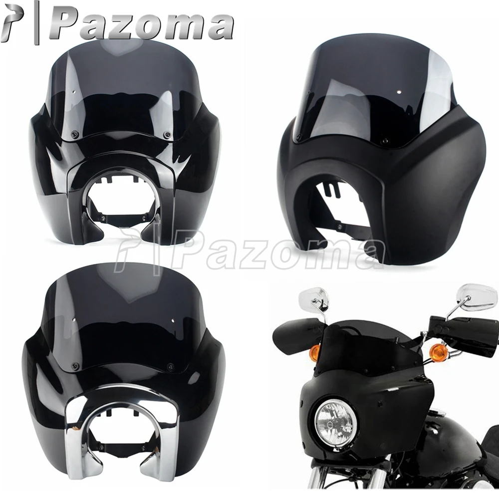 Club Style Wind Deflector Headlight Cover Fairing For Harley Softail Street Bob FXBB Standard FXST 9" Windshield Cowl Mask 18-21
Club Style Wind Deflector Headlight Cover Fairing For Harley Softail Street Bob FXBB Standard FXST 9" Windshield Cowl Mask 18-21