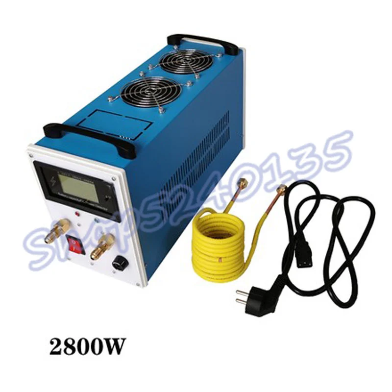 2800W ZVS high frequency induction heating machine AC110-220V input with water cooling +Coil +Crucible
2800W ZVS high frequency induction heating machine AC110-220V input with water cooling +Coil +Crucible