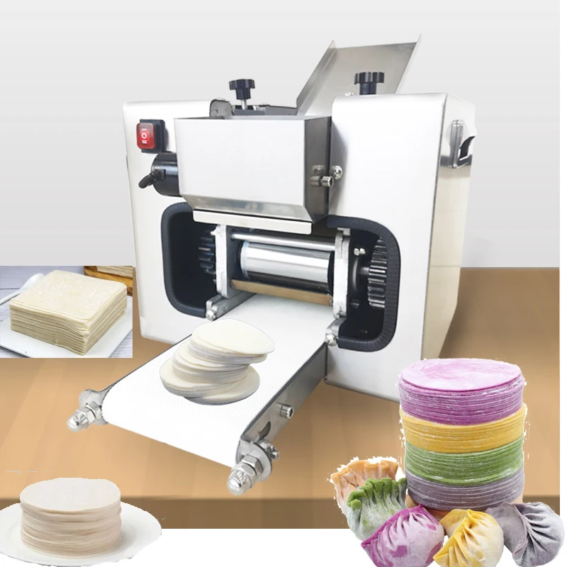 Commercial 220V electric dumpling wrapper making wonton press machine stainless steel slicer round square slices can customized
Commercial 220V electric dumpling wrapper making wonton press machine stainless steel slicer round square slices can customized