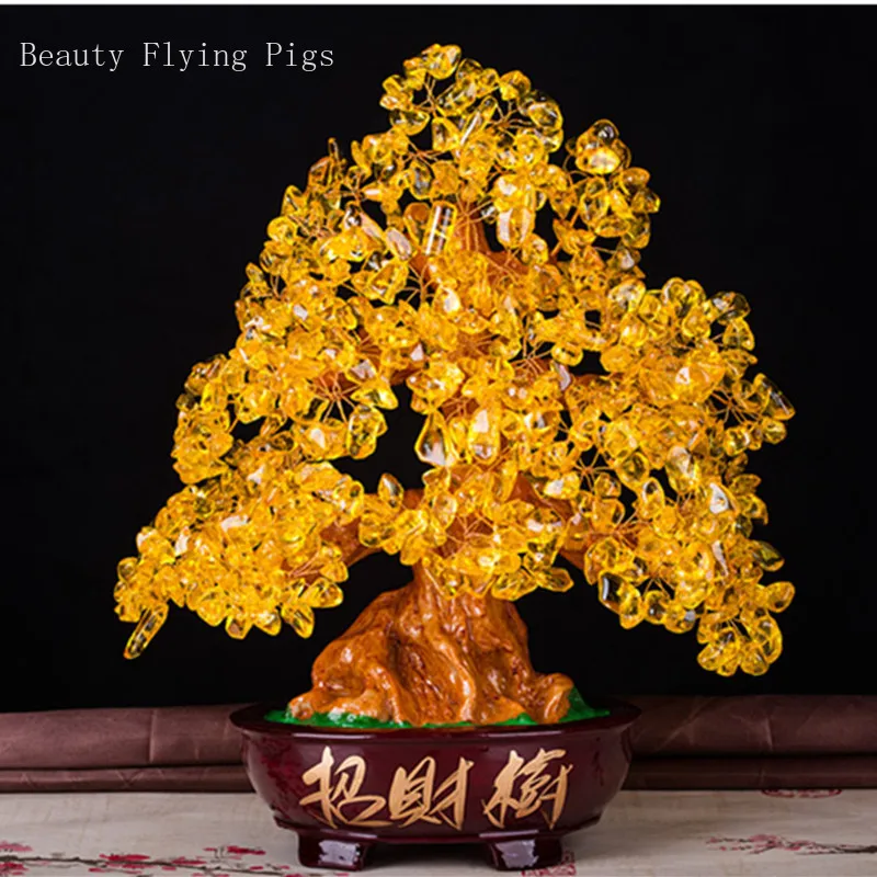 Chinese Crystal Lucky Fortune Tree Sculpture Ornaments Living Room TV Cabinet Desktop Decoration Feng Shui Housewarming Gifts
Chinese Crystal Lucky Fortune Tree Sculpture Ornaments Living Room TV Cabinet Desktop Decoration Feng Shui Housewarming Gifts