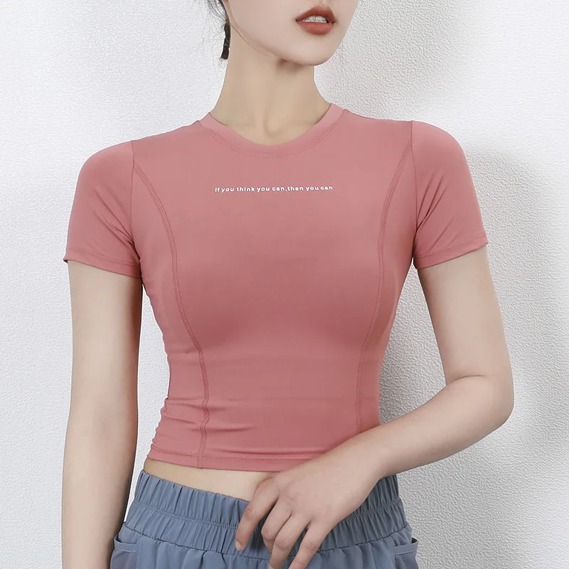 Yoga Crop Top Short Sleeve Top Sports Women's Summer T-shirt Yoga Clothes Top Deportivo Mujer Camisetas
Yoga Crop Top Short Sleeve Top Sports Women's Summer T-shirt Yoga Clothes Top Deportivo Mujer Camisetas