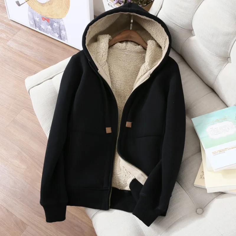 2020 New Women Winter Warm Jacket Women Long Sleeve Thicken Hooded Sweatshirts Cashmere Sports Hoodies for Women PP435
2020 New Women Winter Warm Jacket Women Long Sleeve Thicken Hooded Sweatshirts Cashmere Sports Hoodies for Women PP435