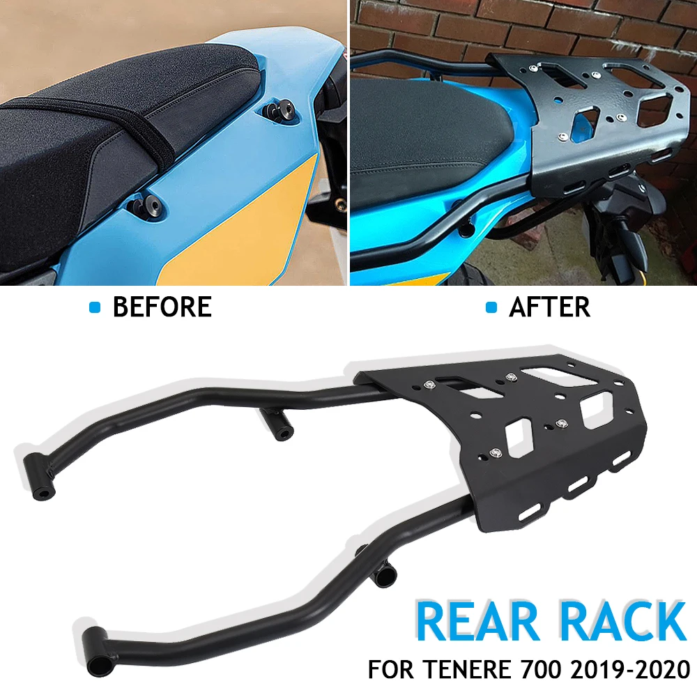 NEW Tenere700 TENERE700 CNC Rear Storage Box Luggage Holder Bracket luggage rack For Yamaha TENERE 700 Tenere 700 2019 2020
NEW Tenere700 TENERE700 CNC Rear Storage Box Luggage Holder Bracket luggage rack For Yamaha TENERE 700 Tenere 700 2019 2020