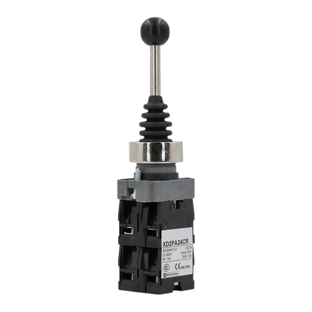 1Pc XD2PA24CR 4NO 4Positions Momentary Spring Return Wobble Stick Joystick Switch
1Pc XD2PA24CR 4NO 4Positions Momentary Spring Return Wobble Stick Joystick Switch