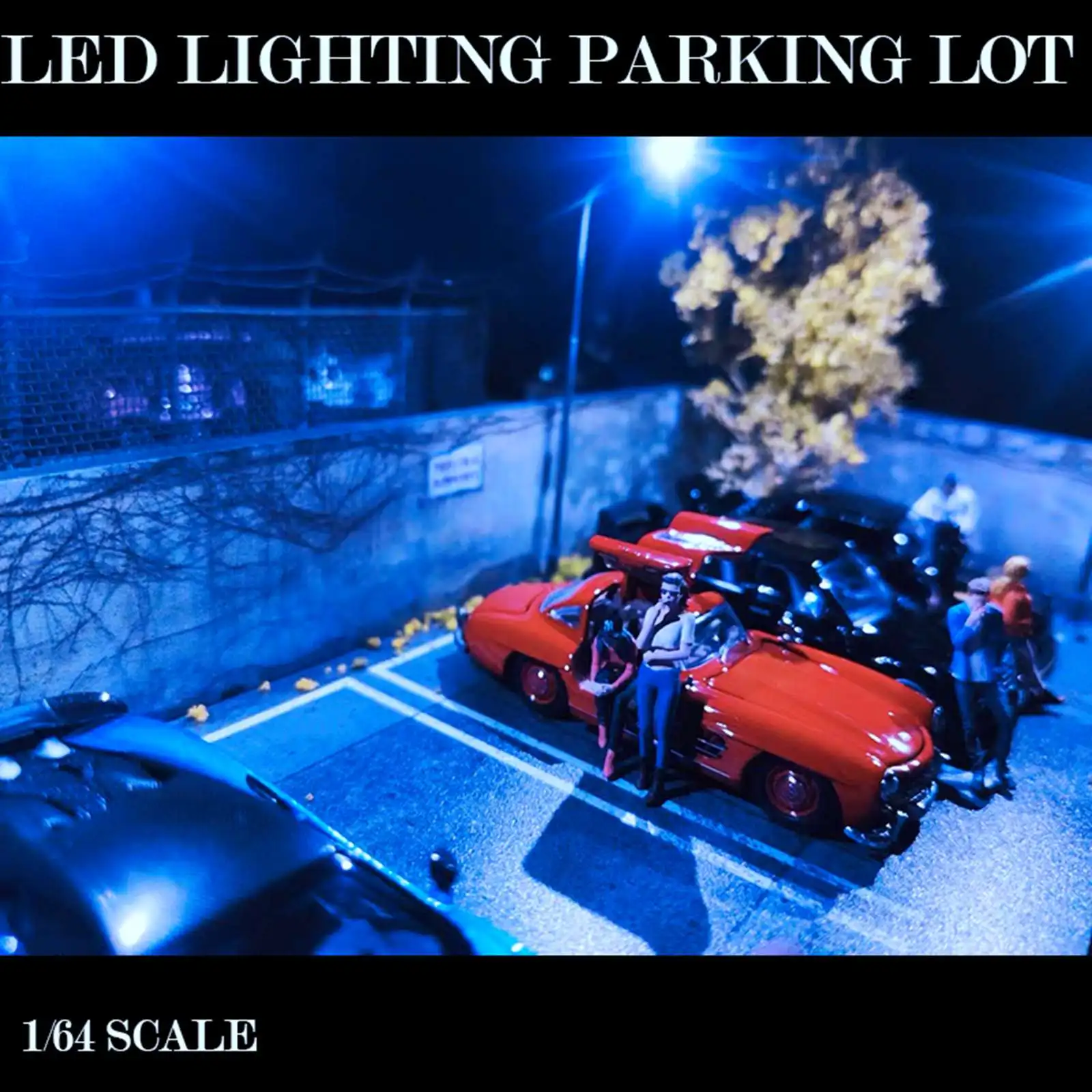 Diorama 1/64 LED Lighting Garage Acrylic Cover Model Car Parking Lot Collection Display Christmas gift
Diorama 1/64 LED Lighting Garage Acrylic Cover Model Car Parking Lot Collection Display Christmas gift