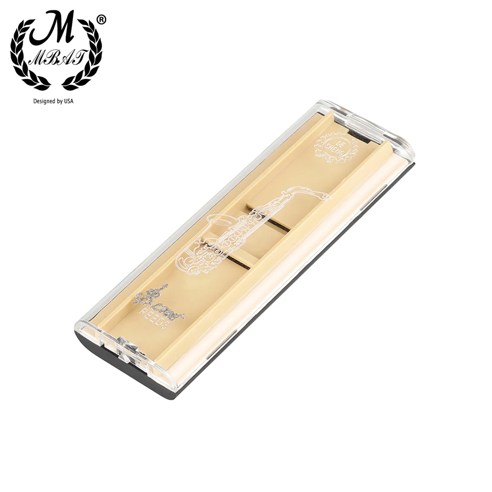 M MBAT Clarinet Reed Protection Box Portable Sax Reed Box General Tools for Saxophone Music Instrument Accessories Hold Two pcs
M MBAT Clarinet Reed Protection Box Portable Sax Reed Box General Tools for Saxophone Music Instrument Accessories Hold Two pcs