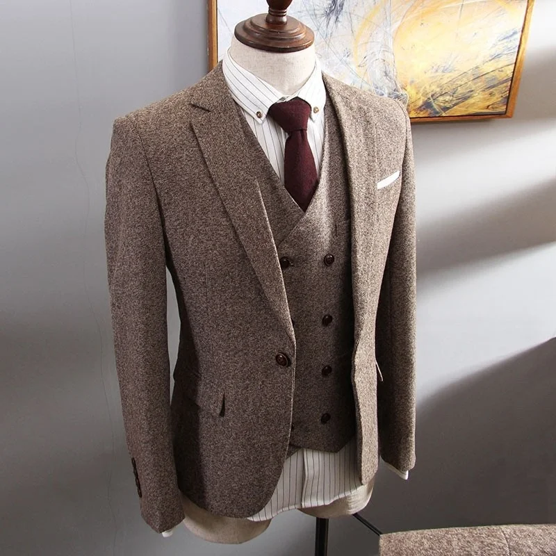 Men Business Formal Banquet Party 3pcs Suit Slim Fit Single Button Blazer England Style Wedding Dress Suits Set Plus Size 6XL
Men Business Formal Banquet Party 3pcs Suit Slim Fit Single Button Blazer England Style Wedding Dress Suits Set Plus Size 6XL