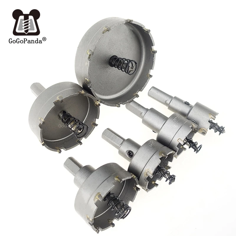 GOGOPANDA 6Pcs/set 22-65 mm Core Drill Bit Hard Alloy Metal Hole Saw Drill Bit for Steel Metal Alloy Cutter Metal Working
GOGOPANDA 6Pcs/set 22-65 mm Core Drill Bit Hard Alloy Metal Hole Saw Drill Bit for Steel Metal Alloy Cutter Metal Working