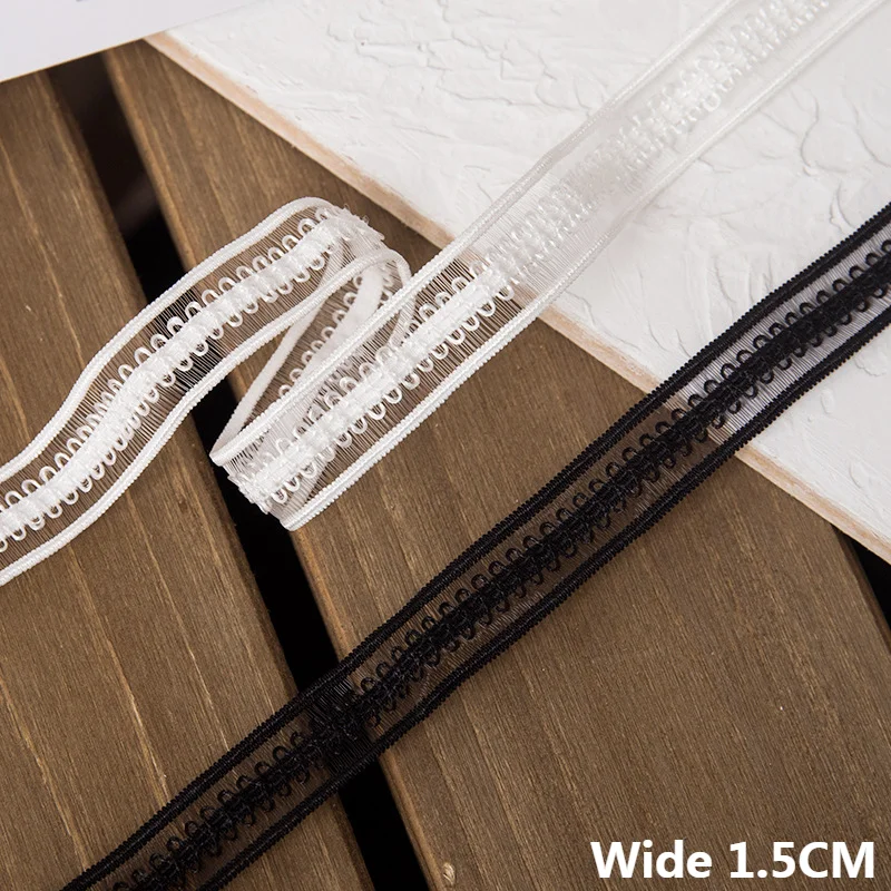 1.5CM Wide Nylon Cotton Stretch Lace Embroidered Elastic Collar Cuffs Trim Fringe Ribbon DIY Dress Headwear Sewing Accessories
1.5CM Wide Nylon Cotton Stretch Lace Embroidered Elastic Collar Cuffs Trim Fringe Ribbon DIY Dress Headwear Sewing Accessories