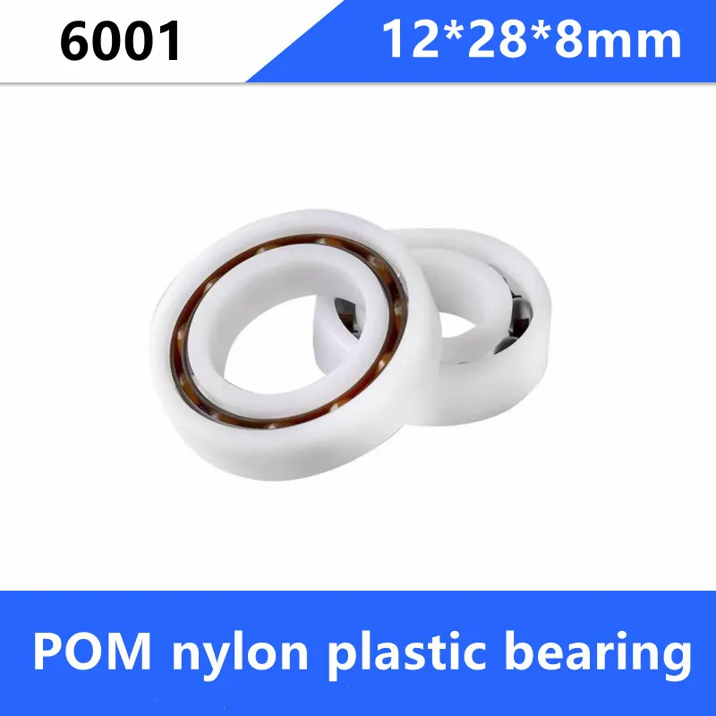20/50pcs 6001 12mm POM Plastic bearings with Glass balls 12*28*8 mm nylon bearing 12x28x8
20/50pcs 6001 12mm POM Plastic bearings with Glass balls 12*28*8 mm nylon bearing 12x28x8