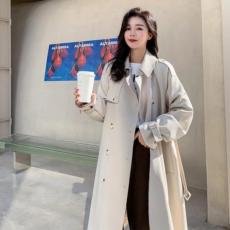 2022 New Spring Autumn Long Trench Coats Fashion Women's Clothing Casual Double breasted Tie Windbreaker Overcoats D917
2022 New Spring Autumn Long Trench Coats Fashion Women's Clothing Casual Double breasted Tie Windbreaker Overcoats D917