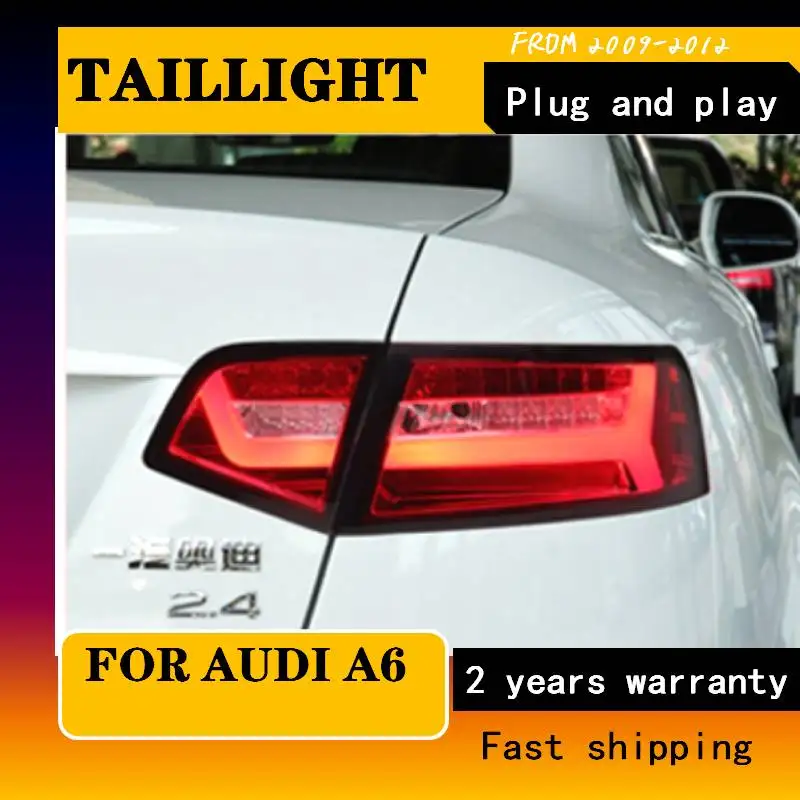 Car Styling For Audi A6 Taillights 2009-2012 For A6 LED Tail Lamp Rear Lamp DRL+Brake+Park+Signal LED Lights Auto Accessories
Car Styling For Audi A6 Taillights 2009-2012 For A6 LED Tail Lamp Rear Lamp DRL+Brake+Park+Signal LED Lights Auto Accessories