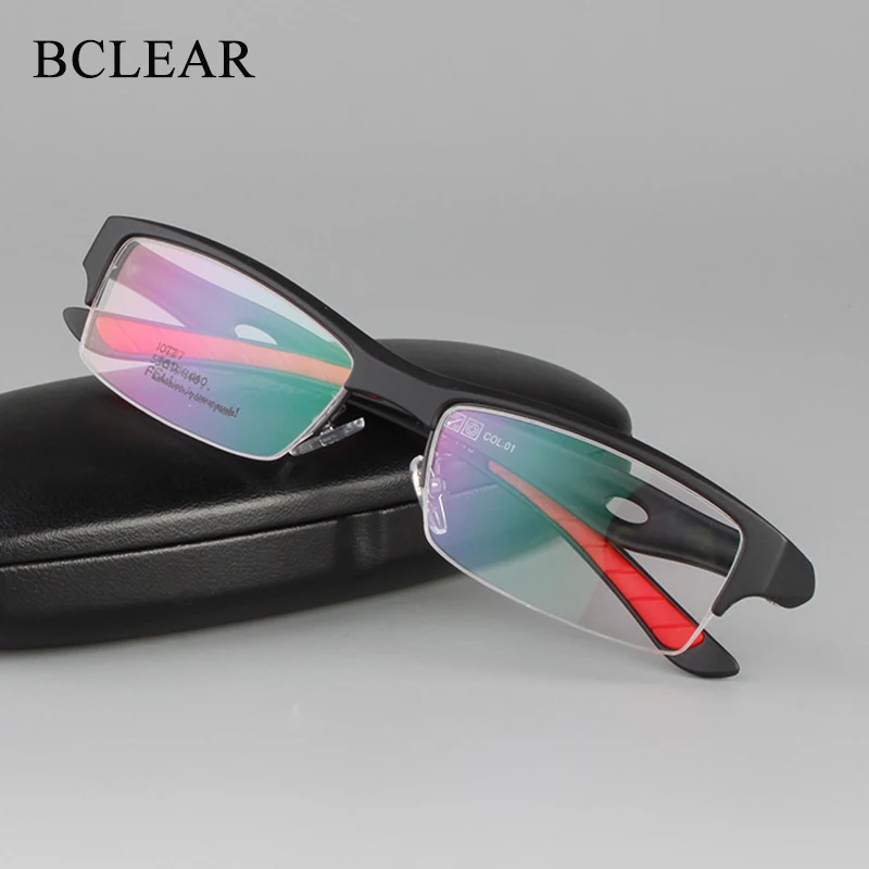 Fashion Men Sports Glasses Frame Optical Eyewear TR90 Spectacles Prescription Square Half-rim Luxury Eyeglasses Clear Lens
Fashion Men Sports Glasses Frame Optical Eyewear TR90 Spectacles Prescription Square Half-rim Luxury Eyeglasses Clear Lens