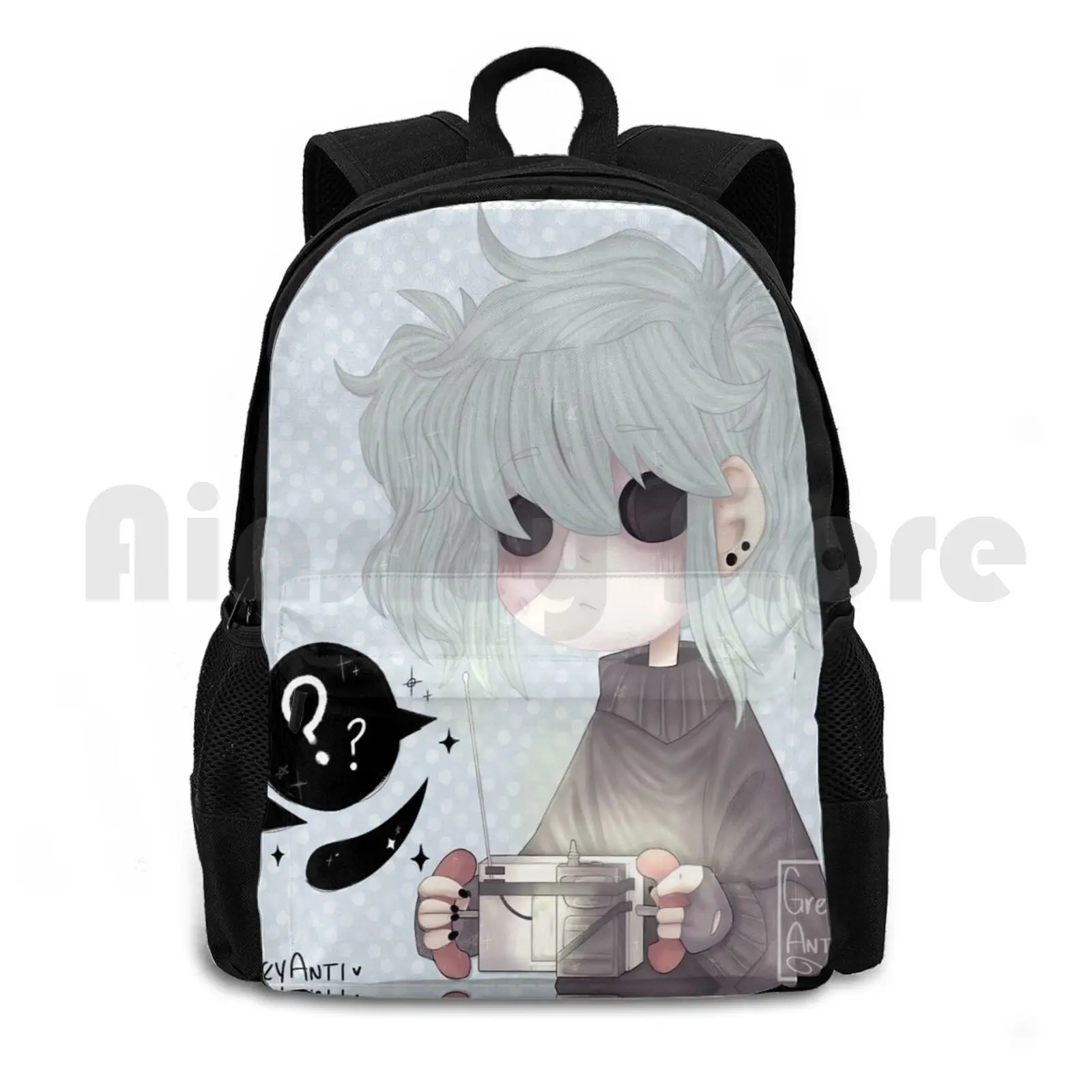 Chibi Sal Outdoor Hiking Backpack Waterproof Camping Travel Sally Face Sal Fisher Portable Moose Sally Face Indie Game Horror
Chibi Sal Outdoor Hiking Backpack Waterproof Camping Travel Sally Face Sal Fisher Portable Moose Sally Face Indie Game Horror