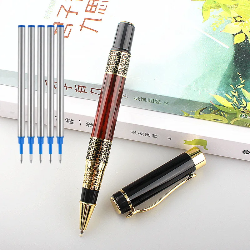 High Quality Classical Metal ballpoint pen Gift for Student Adult Writing Pen Gift Pen stationery roller pen
High Quality Classical Metal ballpoint pen Gift for Student Adult Writing Pen Gift Pen stationery roller pen