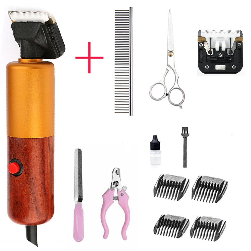 200W Professional Dog Hair Trimmer High Power Grooming Kit Pets Animals Cat High Quality Clipper Pets Haircut Shaver Machine
200W Professional Dog Hair Trimmer High Power Grooming Kit Pets Animals Cat High Quality Clipper Pets Haircut Shaver Machine