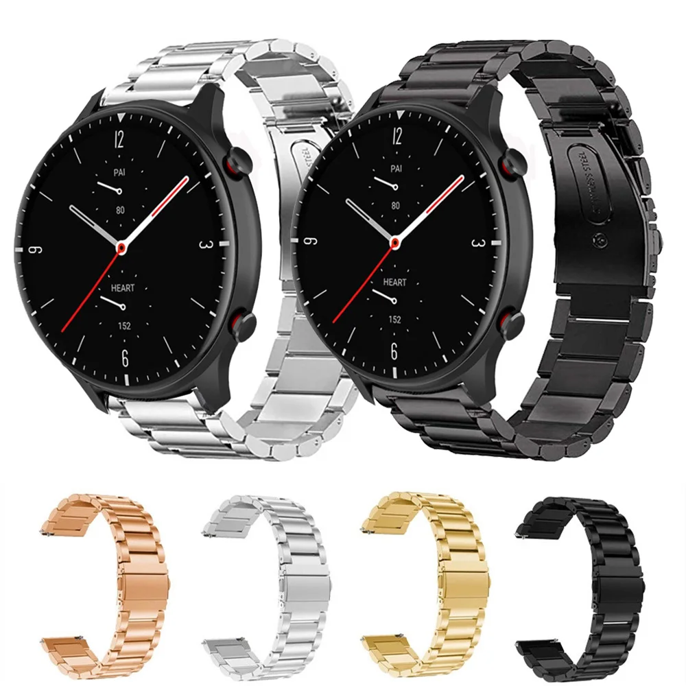 Браслет из нержавеющей стали для Amazfit GTR 2 2E, сменный металлический ремешок для Amazfit GTR 47 мм/GTR 3 3Pro/Stratos 22 мм
Браслет из нержавеющей стали для Amazfit GTR 2 2E, сменный металлический ремешок для Amazfit GTR 47 мм/GTR 3 3Pro/Stratos 22 мм