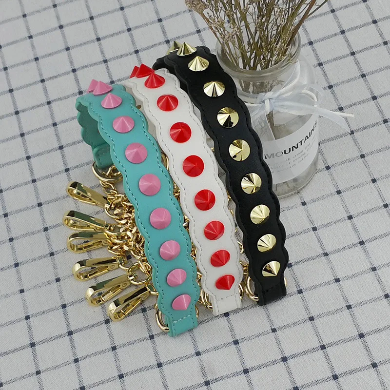 New Replacement Bag Strap With Copper Chain Wear Leather Strips Pearl Rivet Pure Copper Metal Bag Chain Ladies Shoulder Strap
New Replacement Bag Strap With Copper Chain Wear Leather Strips Pearl Rivet Pure Copper Metal Bag Chain Ladies Shoulder Strap