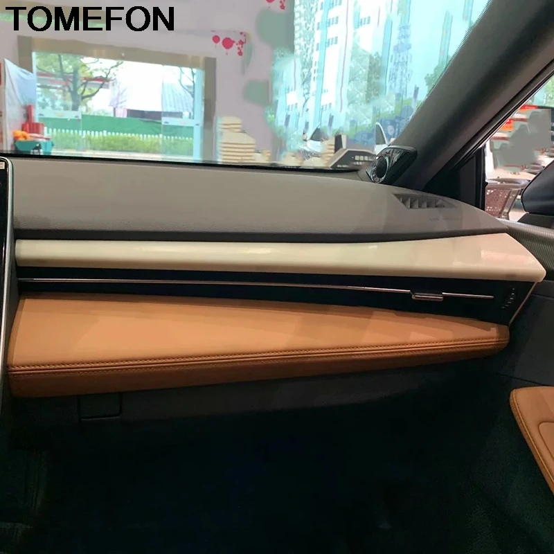 TOMEFON для Toyota Avalon XX50 2019 2020 Передняя центральная консоль Защитная панель полосы украшения крышки отделка Аксессуары ABS
TOMEFON для Toyota Avalon XX50 2019 2020 Передняя центральная консоль Защитная панель полосы украшения крышки отделка Аксессуары ABS