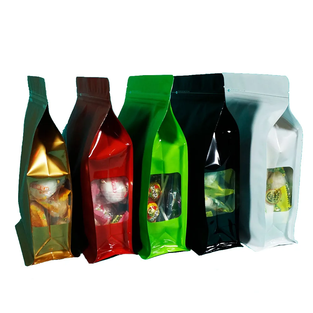 Color Food Pouch, 100pcs Stand Up Aluminium Foil Ziplock Bag With Side Window, Plastic Zip Kitchen Storage Reusable, Snacks Sack
Color Food Pouch, 100pcs Stand Up Aluminium Foil Ziplock Bag With Side Window, Plastic Zip Kitchen Storage Reusable, Snacks Sack