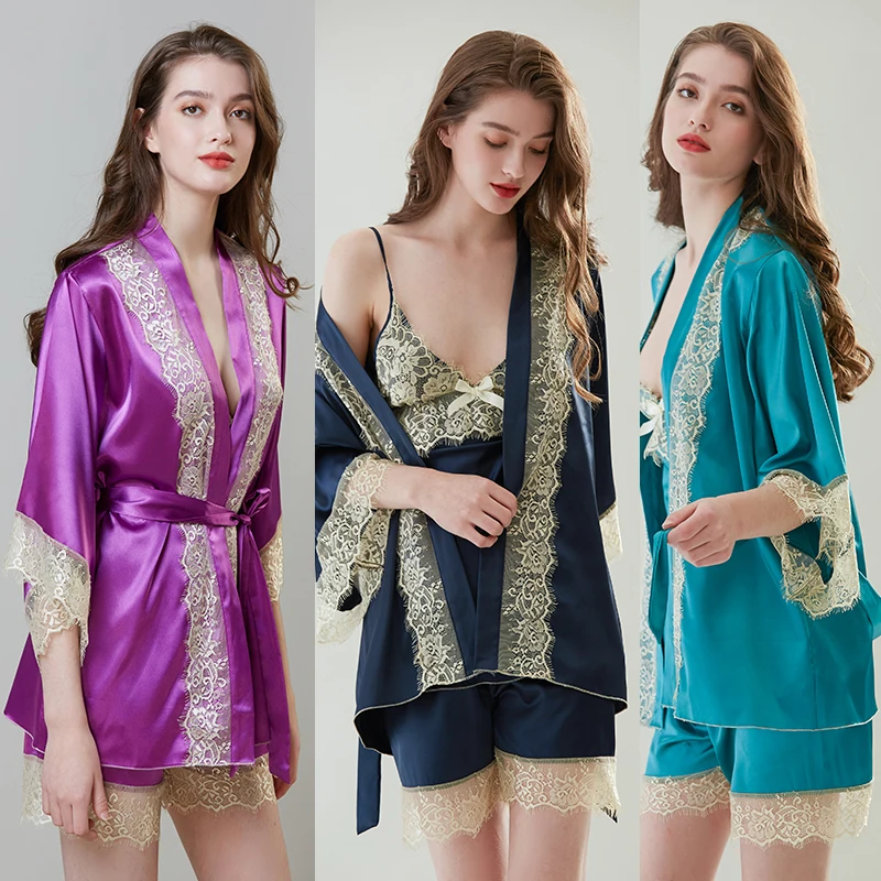 2021 Latest Fashion European And American Best-Selling Nightgown Women's Spring Popular European And American Style Silk Imitati
2021 Latest Fashion European And American Best-Selling Nightgown Women's Spring Popular European And American Style Silk Imitati
