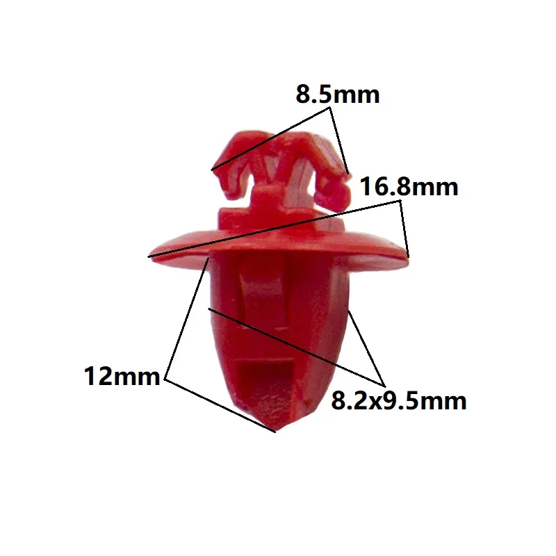 KE LI MI 100 Pcs Garnish Retainer Clips For Toyota Fender Door Panel Fasrener
KE LI MI 100 Pcs Garnish Retainer Clips For Toyota Fender Door Panel Fasrener