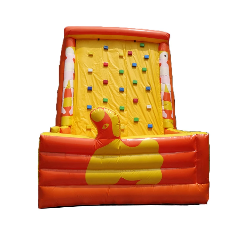 PVC tarpaulin colorful inflatable climbing wall inflatable climbing mountain free blower
PVC tarpaulin colorful inflatable climbing wall inflatable climbing mountain free blower