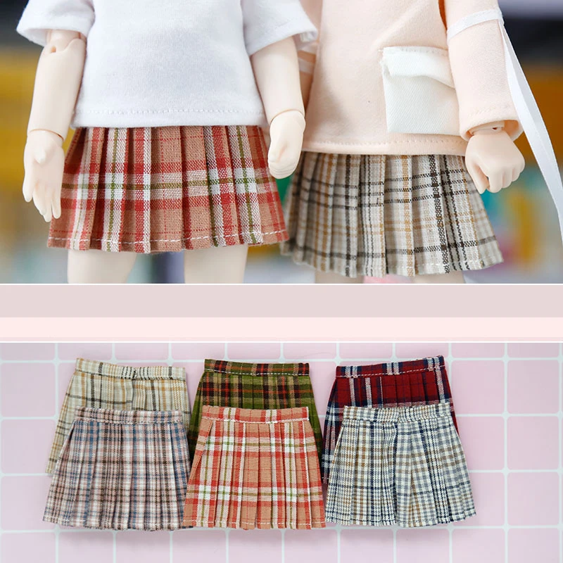 Детская игрушка ручной работы, 1/6 BJD.SD аксессуары для кукол, Одежда для кукол, цветная клетчатая плиссированная юбка, 1 шт.
Детская игрушка ручной работы, 1/6 BJD.SD аксессуары для кукол, Одежда для кукол, цветная клетчатая плиссированная юбка, 1 шт.
